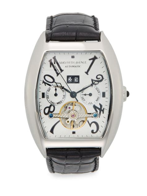 saks fifth mens watches|ladies designer watches sale clearance.